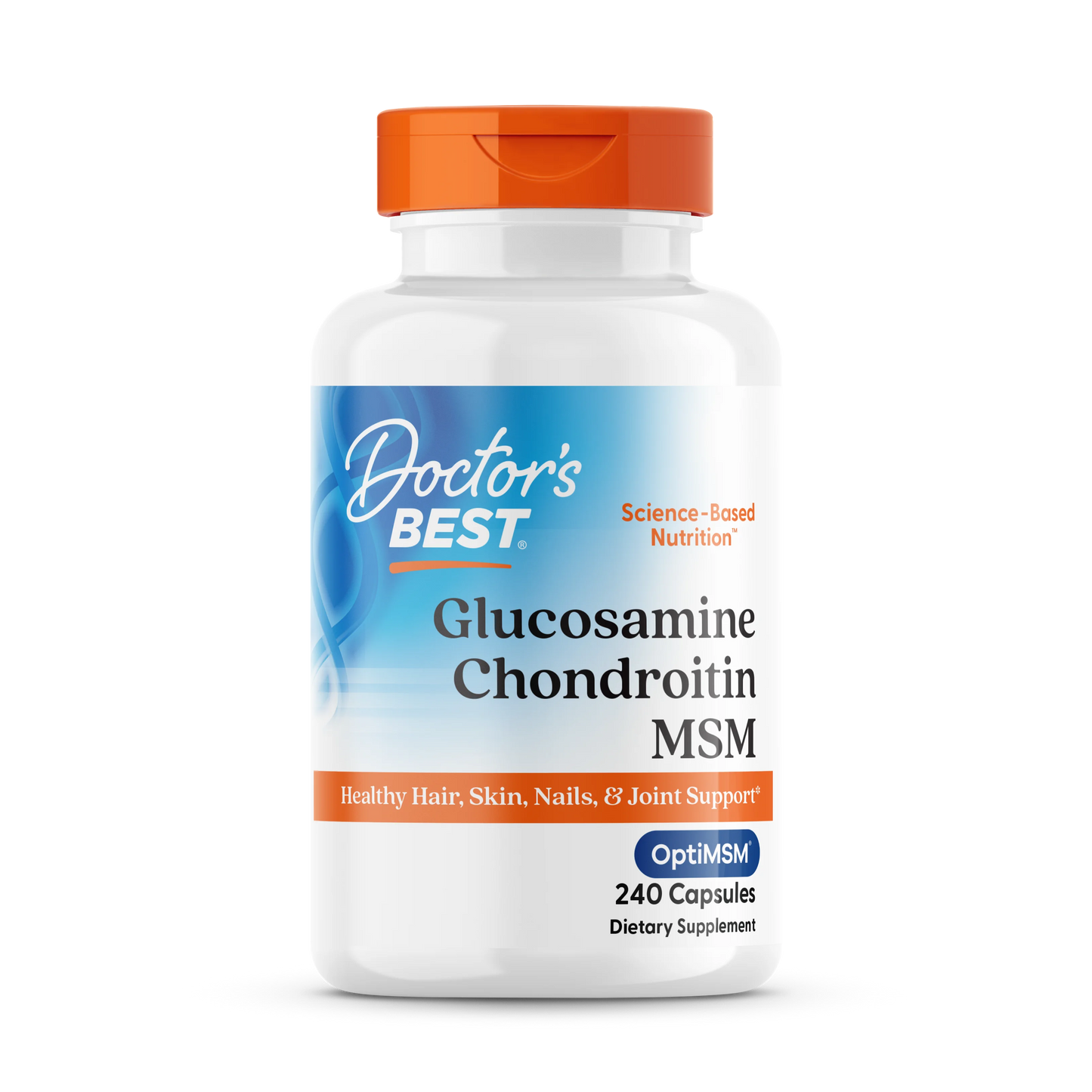 Doctor's Best | Flucosamine Chondroitin MSM with OptiMSM | 130 capsules