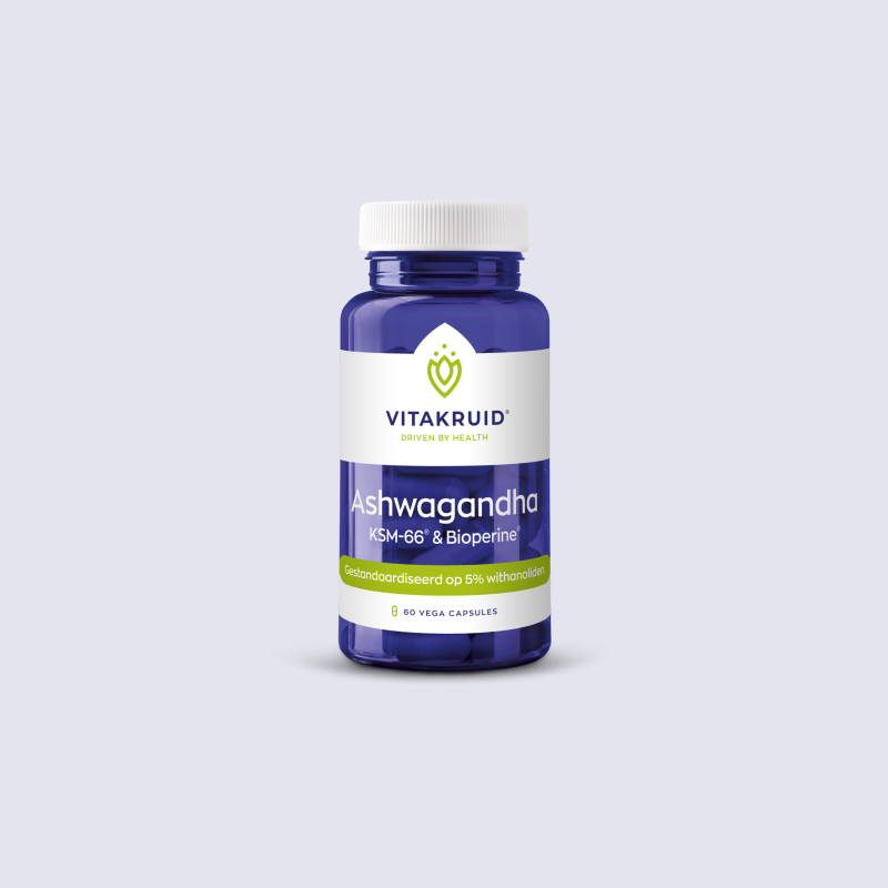 Vitakruid | Ashwagandaha KSM-66 & Bioperine | 60 capsules