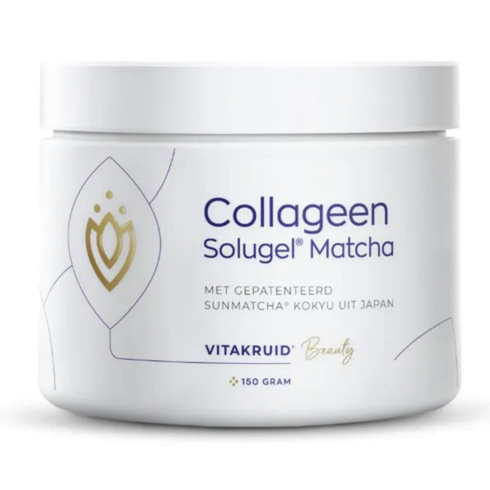 Vitakruid | Collageen Solugel Matcha | 150 gram