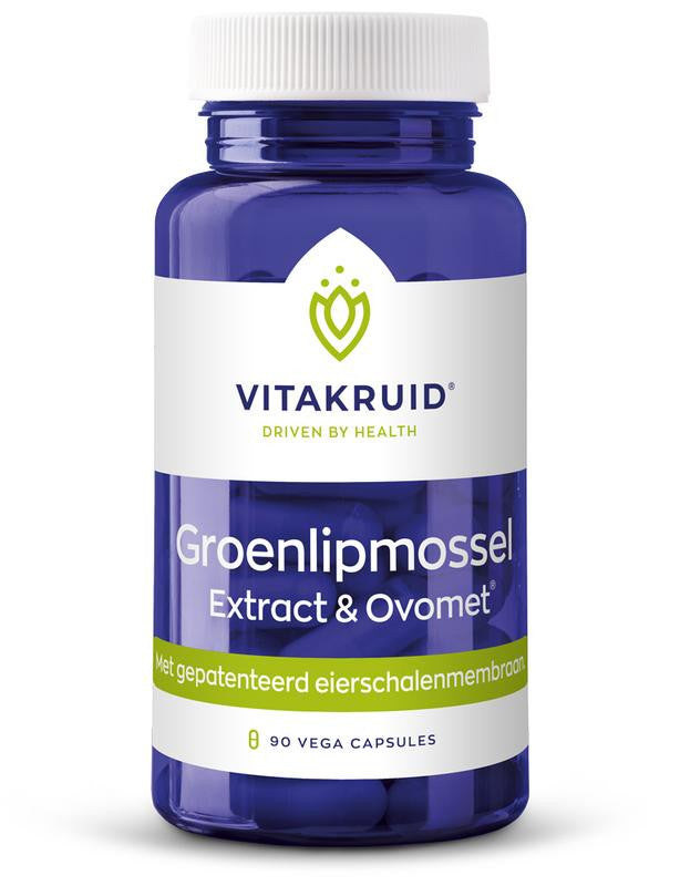 Vitakruid | Groenlipmossel Extract & Ovomet | 90 capsules