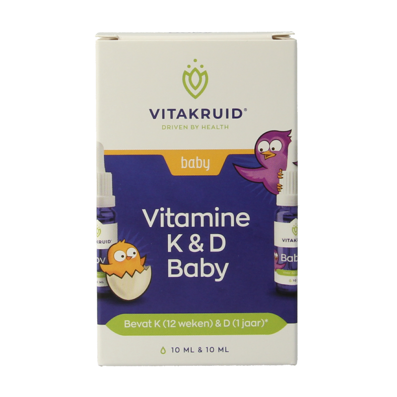 Vitakruid | Baby K&D | 2 x 10 ml