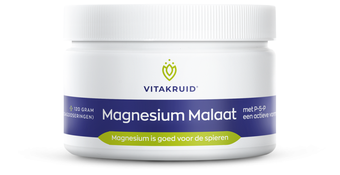 Vitakruid | Magnesium Malaat | 120 gram
