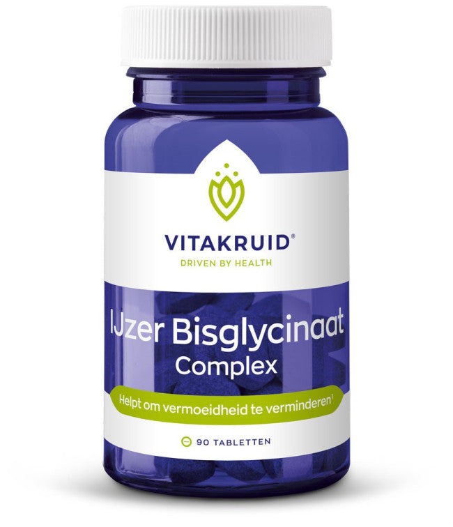 Vitakruid | Ijzer Bisglycinaat Complex | 90 tabletten