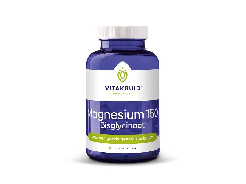 Vitakruid | Magnesium 250 Bisglycinaat | 90 tabletten