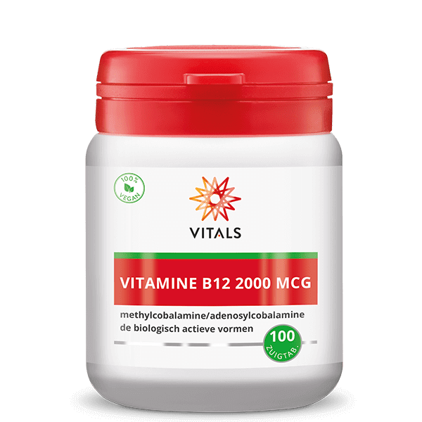 Vitals | Vitamine B12 2000 mcg | 100 zuigtabletten