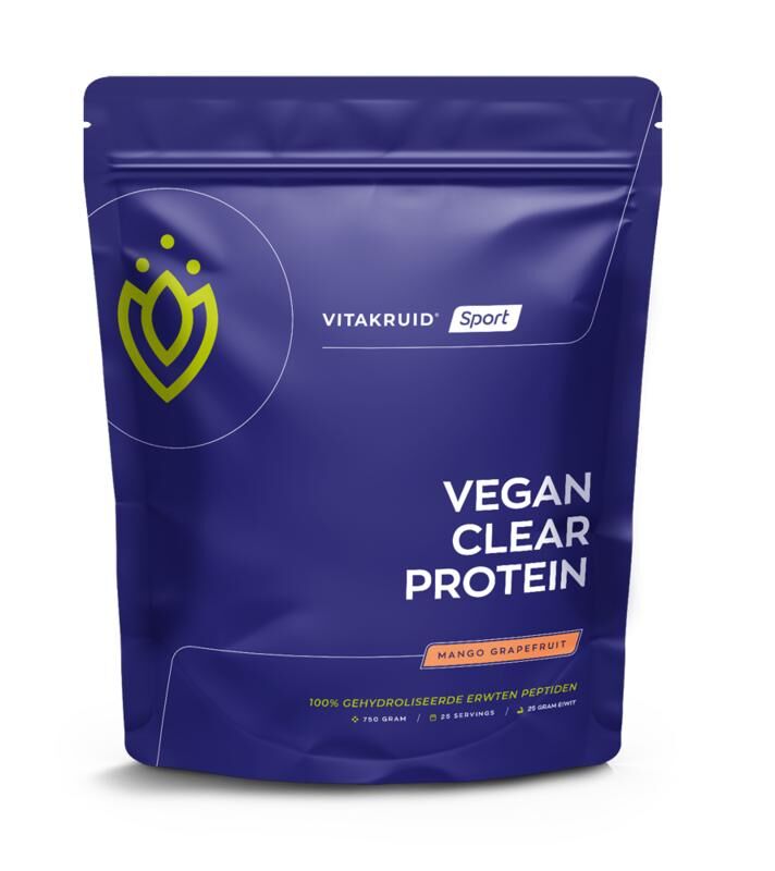 Vitakruid | Vegan Clear Protein Mango Grapefruit | 750 gram