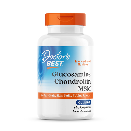 Doctor's Best | Flucosamine Chondroitin MSM with OptiMSM | 130 capsules