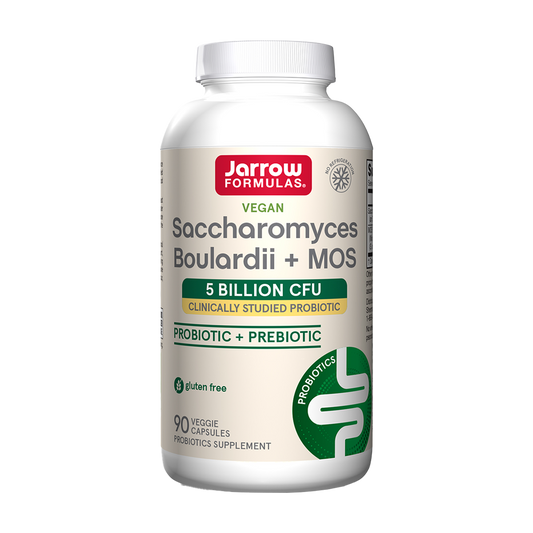 Jarrow Formulas | Saccharomyces Boulardii + MOS | 90 capsules