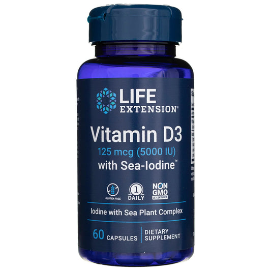 Life Extension | Vitamine D3 | 60 capsules