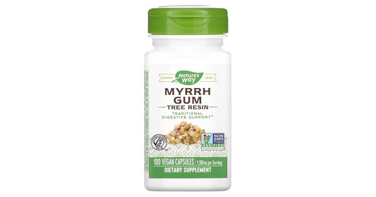 Nature's Way | Myrrh Gum Tree Resin | 100 capsules