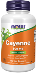 Now | Cayenne | 100 capsules