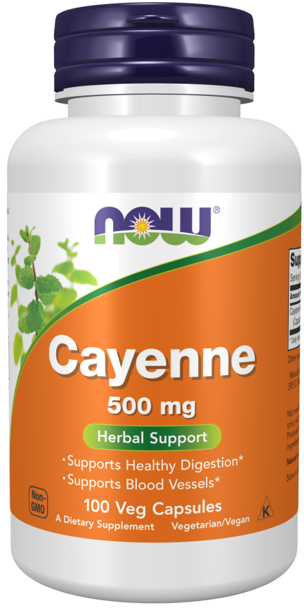 Now | Cayenne | 100 capsules