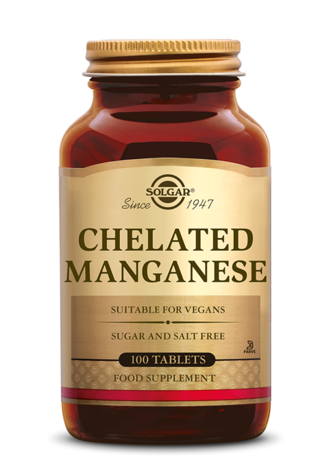 Solgar | Chelated Manganese | 100 tabletten