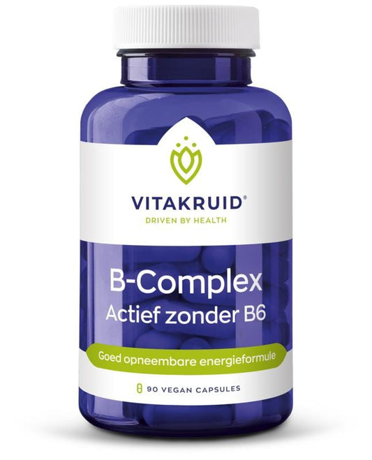 Vitakruid | B-Complex Actief zonder B6 | 100 capules