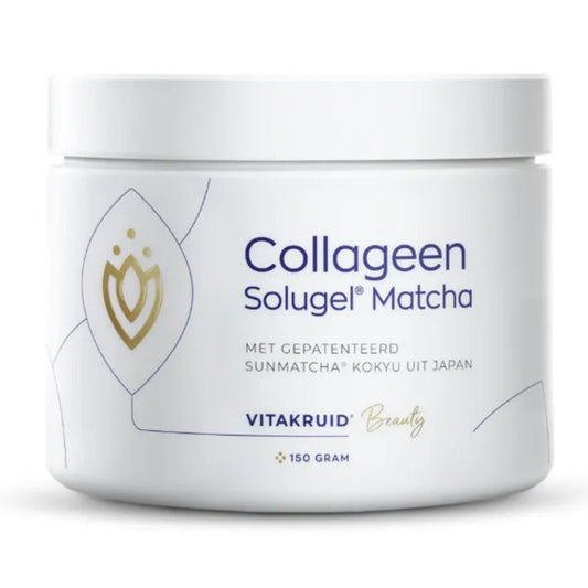 Vitakruid | Collageen Solugel Matcha | 150 gram