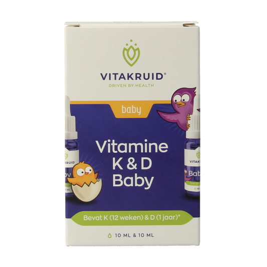 Vitakruid | Baby K&D | 2 x 10 ml