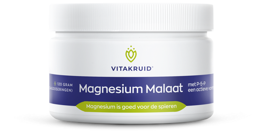 Vitakruid | Magnesium Malaat | 120 gram