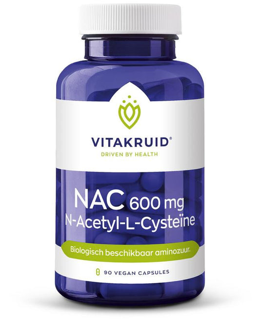 Vitakruid | NAC 600 mg N-Acetyl-L-Cysteïne | 60 capsules