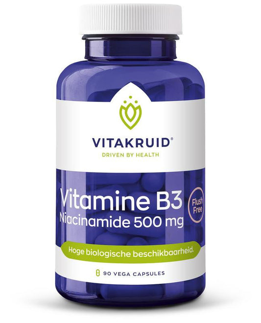 Vitakruid | Vitamine B3 Niacinamide 500 mg | 90 capsules
