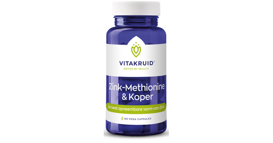 Vitakruid | Zink-Methionine & Koper | 90 capsules