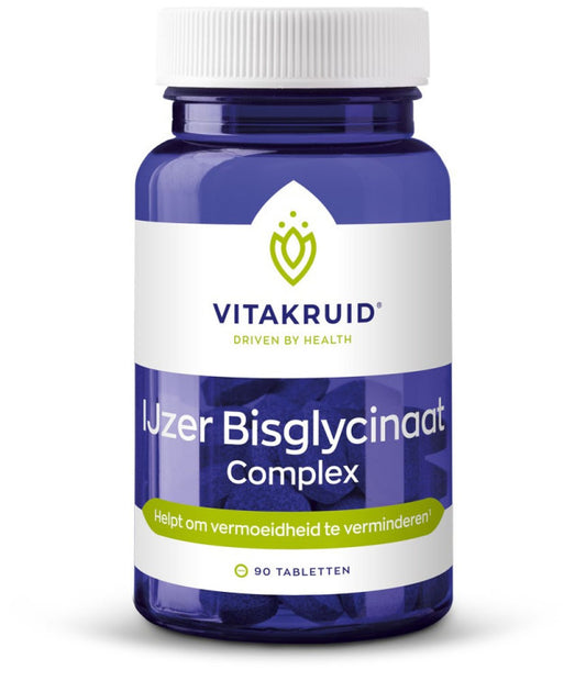 Vitakruid | Ijzer Bisglycinaat Complex | 90 tabletten