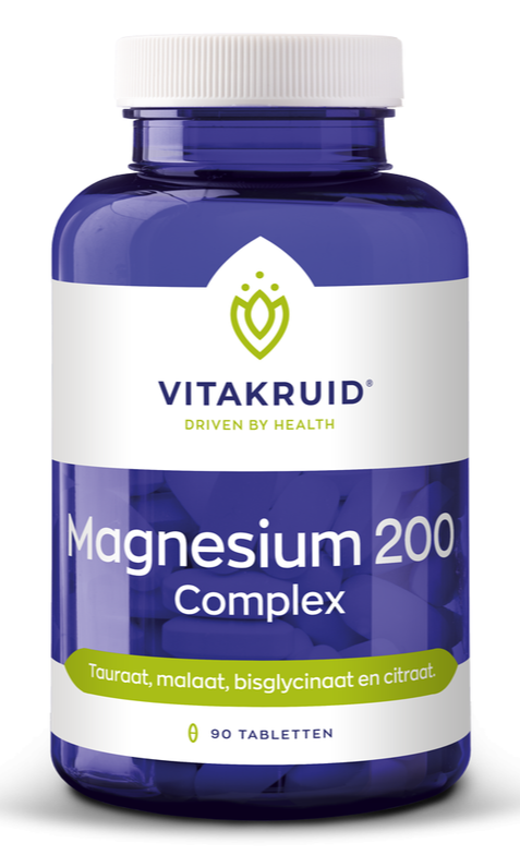 Vitakruid | Magnesium 200 Complex | 90 tabletten