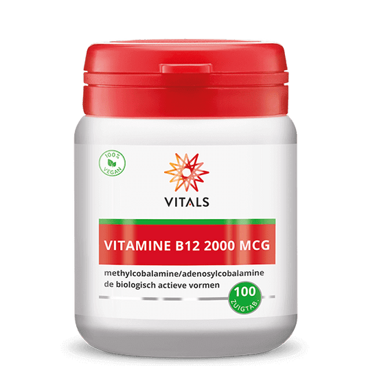 Vitals | Vitamine B12 2000 mcg | 100 zuigtabletten