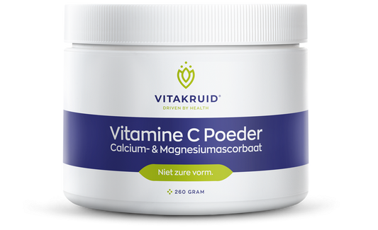 Vitakruid | Vitamine C Poeder Calcium- & Magnesiumascorbaat | 260 gram