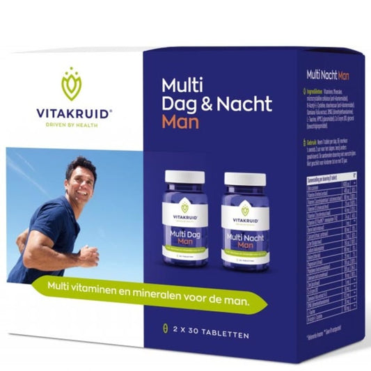 Vitakruid | Multi Dag & Nacht Man | 2 x 90 tabletten