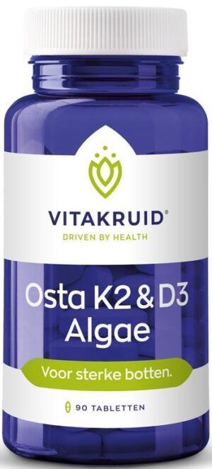 Vitakruid | Osta K2 & D3 Algae | 90 tabletten